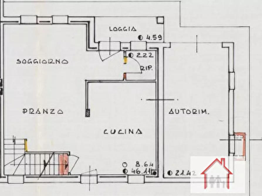 Immagine 27 di Villetta a schiera in vendita  a Giavera Del Montello