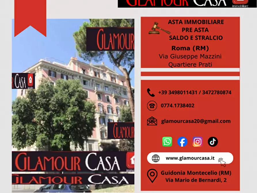 Immagine 1 di Appartamento in vendita  in Viale Giuseppe Mazzini a Roma