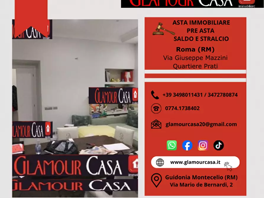 Immagine 5 di Appartamento in vendita  in Viale Giuseppe Mazzini a Roma