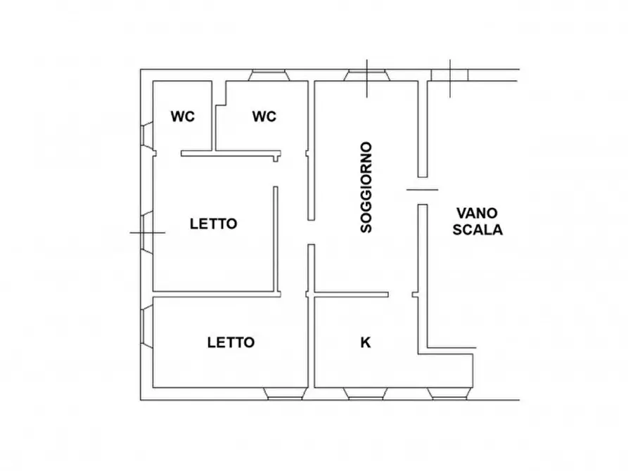 Immagine 12 di Appartamento in vendita  in Via Renello Gemignani, 3, 56121 Pisa PI, Italia a Pisa