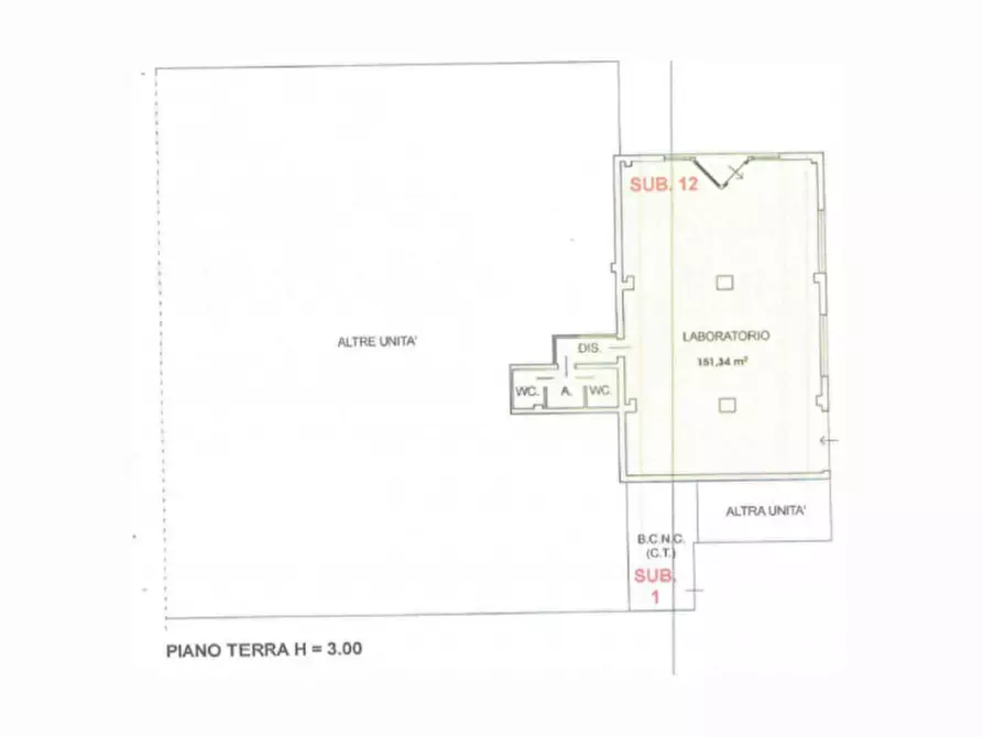 Immagine 4 di Capannone industriale in vendita  in Via Ugo Foscolo, 35035 Mestrino PD, Italia a Mestrino