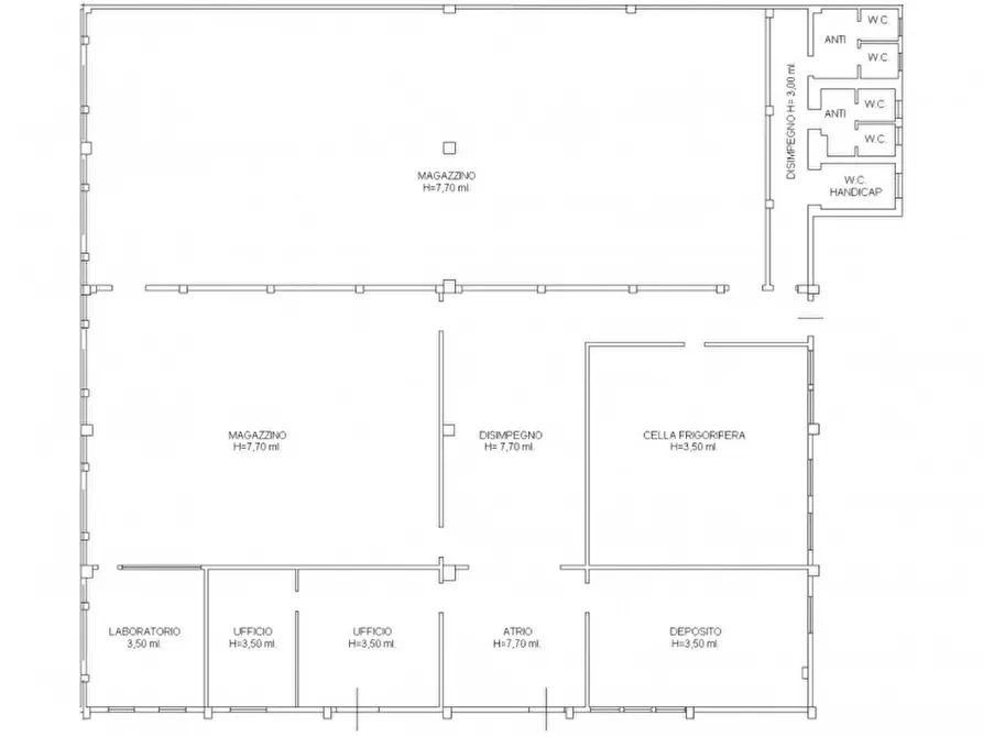 Immagine 13 di Capannone industriale in affitto  in via romagna a Cesena