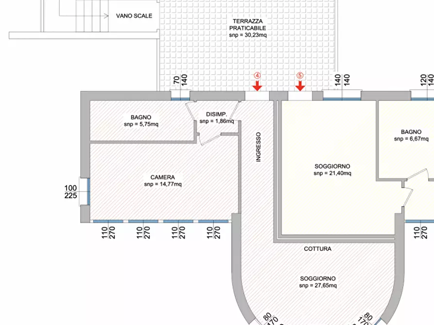 Immagine 12 di Appartamento in affitto  in Via Calnova 13/A a Noventa Di Piave