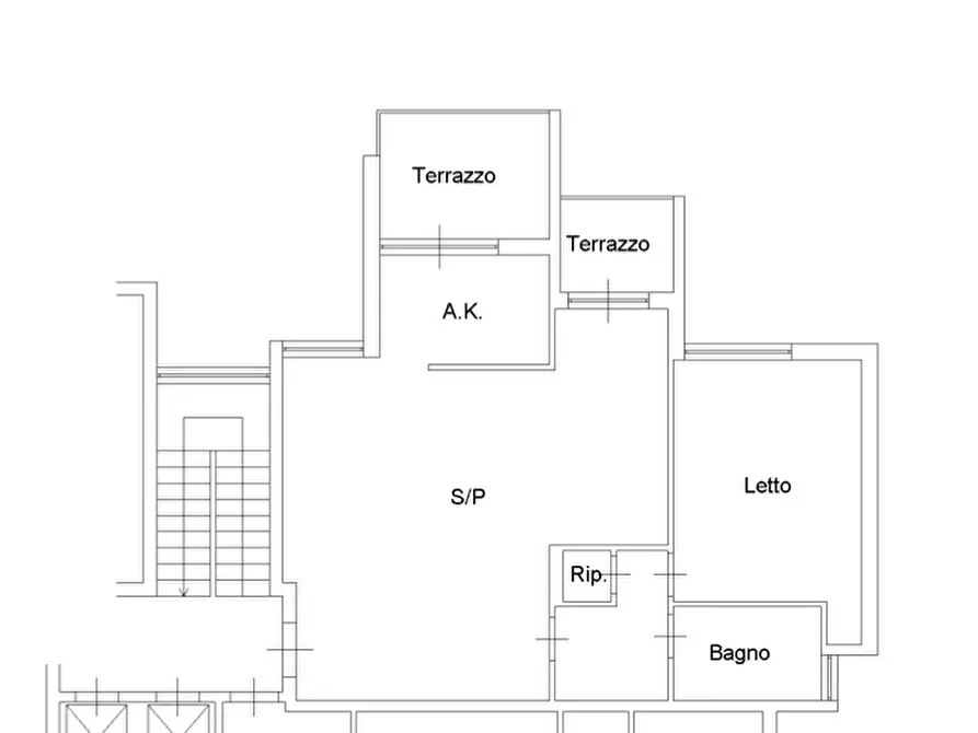 Immagine 15 di Appartamento in vendita  in Via Elio Vittorini a Roma