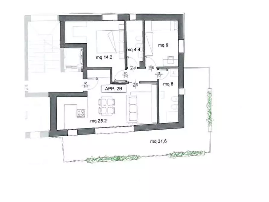 Immagine 9 di Appartamento in vendita  in viale regina margherita a Valdagno