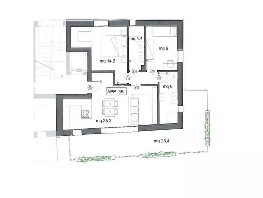 Immagine 9 di Appartamento in vendita  in VIA REGINA MARGHERITA a Valdagno