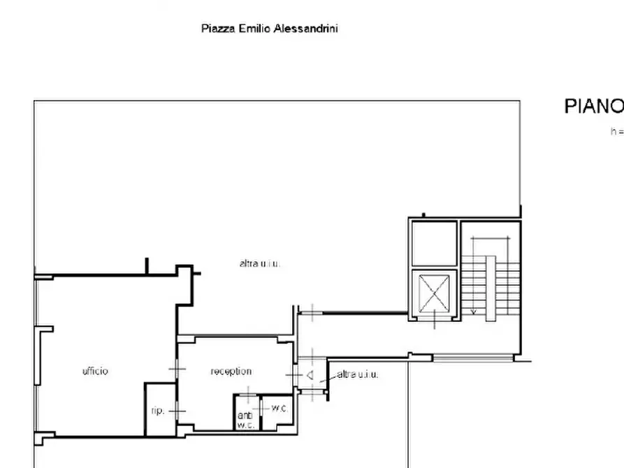 Immagine 19 di Ufficio in vendita  in P.ZZA E. ALESSANDRINI 25 a Pescara