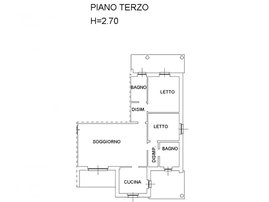 Immagine 25 di Appartamento in vendita  in VIA GIACOMO SCOTTI 39 a Asti