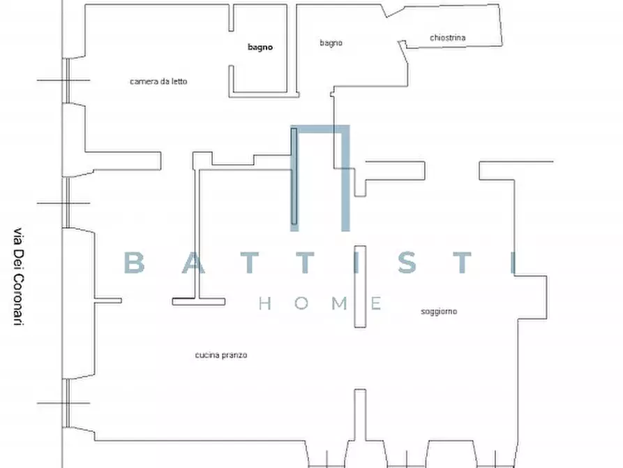 Immagine 40 di Appartamento in vendita  in Via dei Coronari a Roma