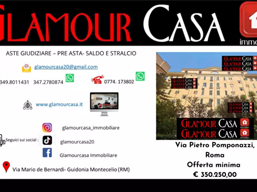 Immagine 1 di Appartamento in vendita  in Via Pietro Pomponazzi a Roma