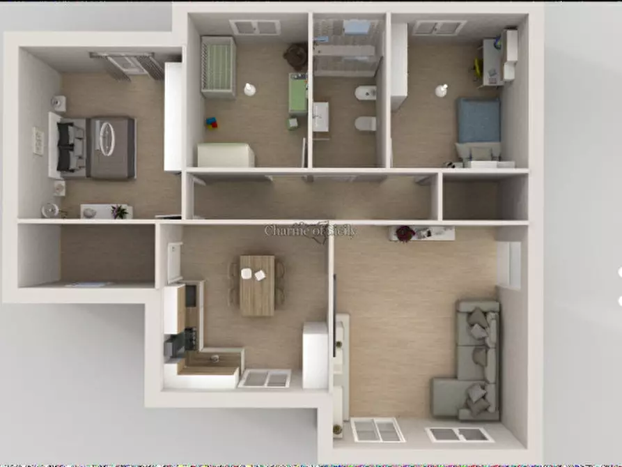 Immagine 2 di Villetta a schiera in vendita  a Ragusa