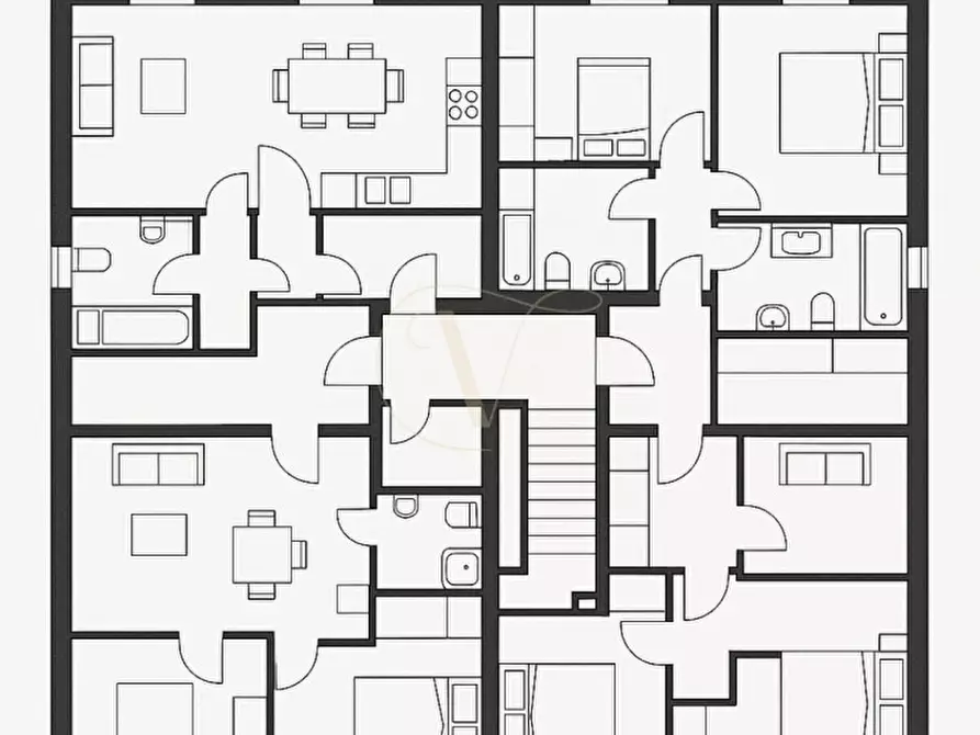 Immagine 13 di Casa quadrifamiliare in vendita  in Via Navegauro 13 a Bovolenta