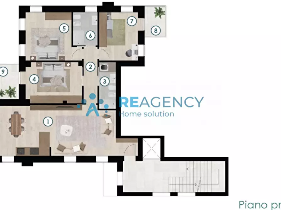 Immagine 8 di Appartamento in vendita  in Via Nazario Sauro a Thiene