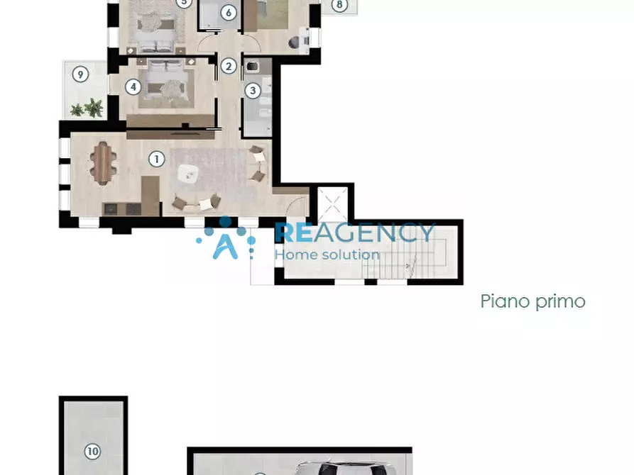 Immagine 10 di Appartamento in vendita  in Via Nazario Sauro a Thiene