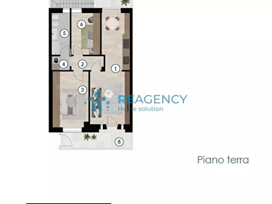 Immagine 10 di Appartamento in vendita  in Via Nazario Sauro a Thiene