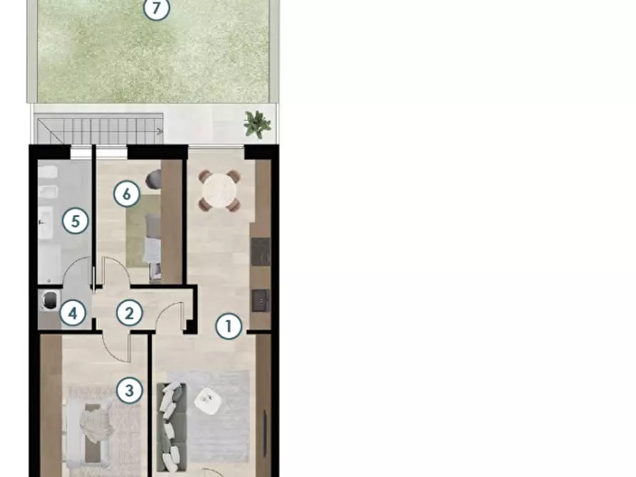 Immagine 9 di Appartamento in vendita  in Via Nazario Sauro a Thiene