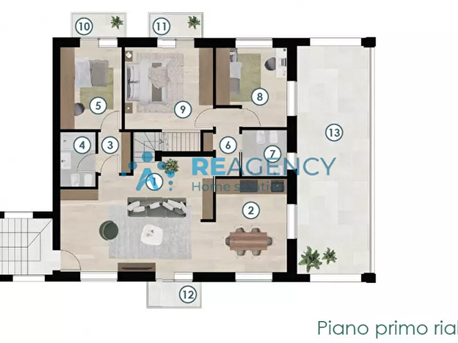 Immagine 9 di Attico in vendita  in Via Nazario Sauro a Thiene