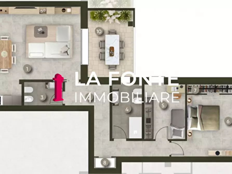 Immagine 4 di Appartamento in vendita  in Via della Costituzione a Vigonza