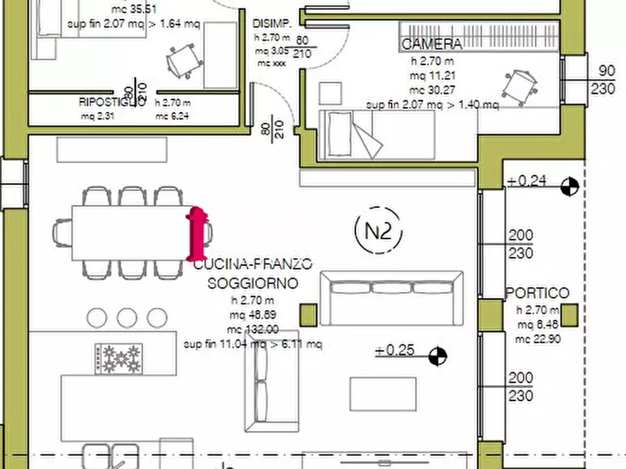 Immagine 5 di Appartamento in vendita  in Via della Costituzione a Vigonza