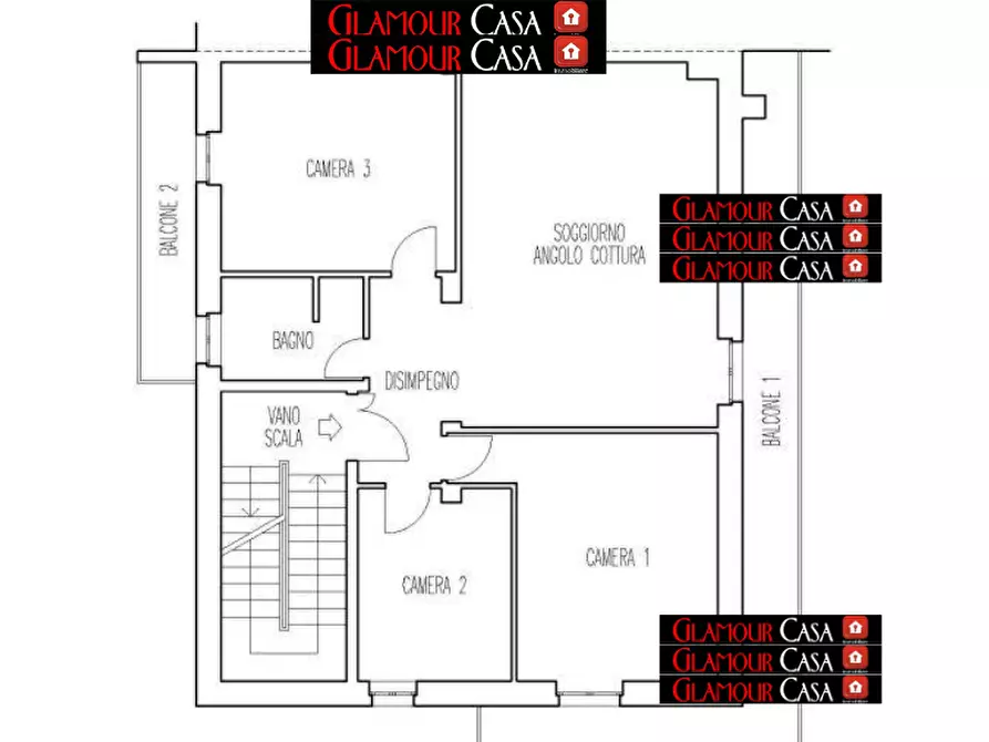 Immagine 22 di Appartamento in vendita  in Via Monforte S. Giorgio a Roma