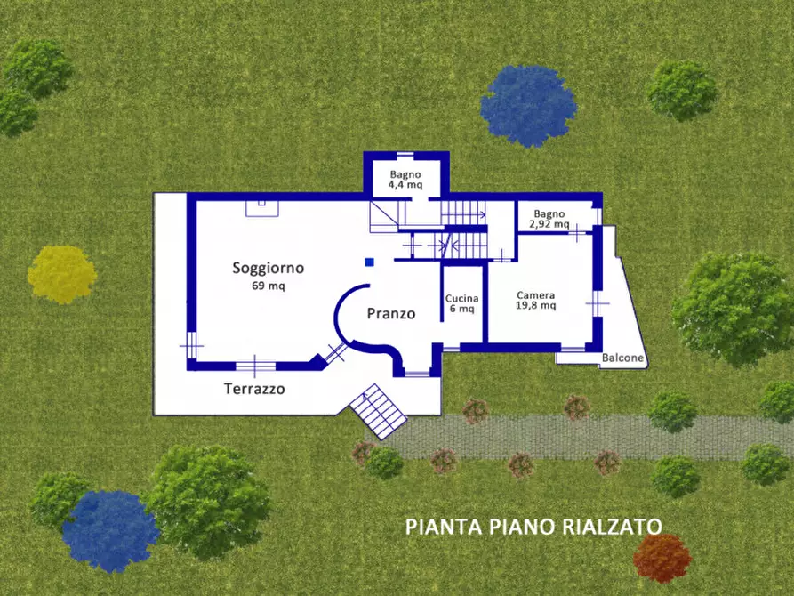 Immagine 2 di Villa in vendita  in via giacomo matteotti, 6 a Cantalice