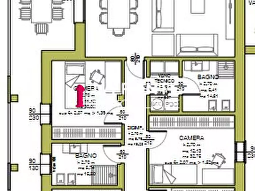 Immagine 3 di Appartamento in vendita  in Via della Costituzione a Vigonza