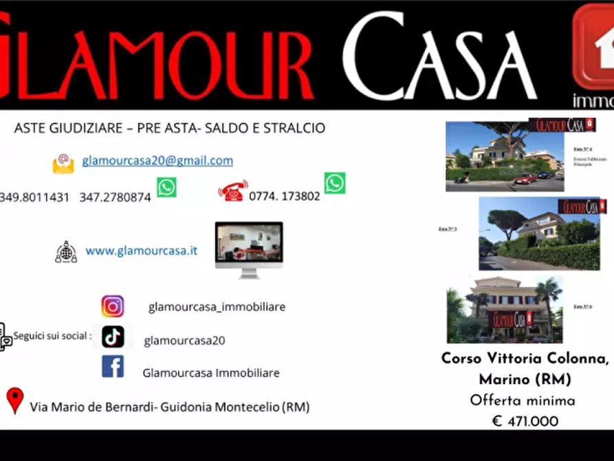 Immagine 1 di Villa in vendita  in Corso Vittoria Colonna a Marino