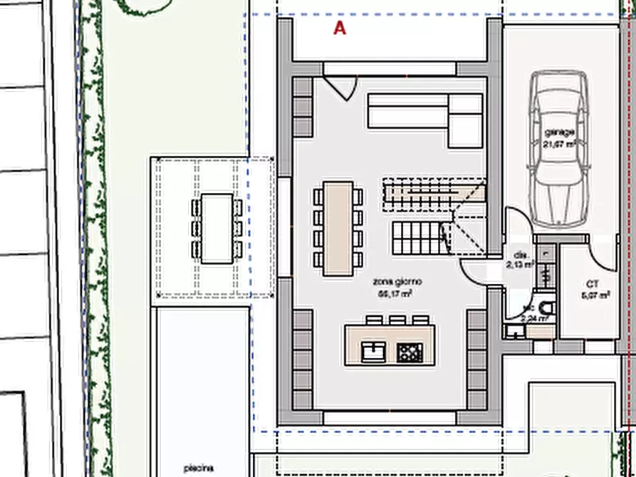 Immagine 13 di Villetta a schiera in vendita  a Caldogno