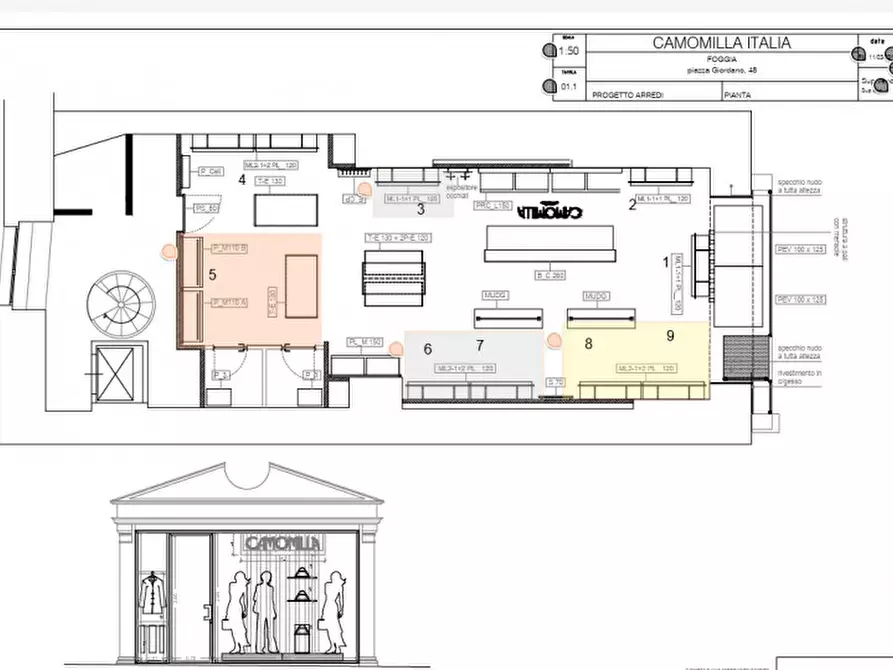 Immagine 21 di Negozio in vendita  in Piazza Giordano 48 a Foggia