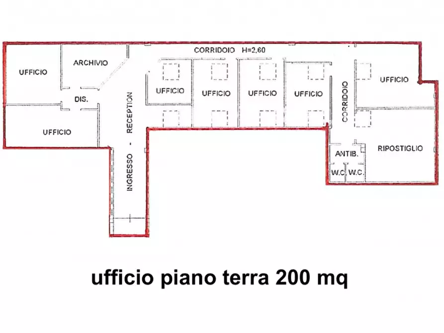 Immagine 1 di Ufficio in affitto  in via costanzo secondo a Forli'