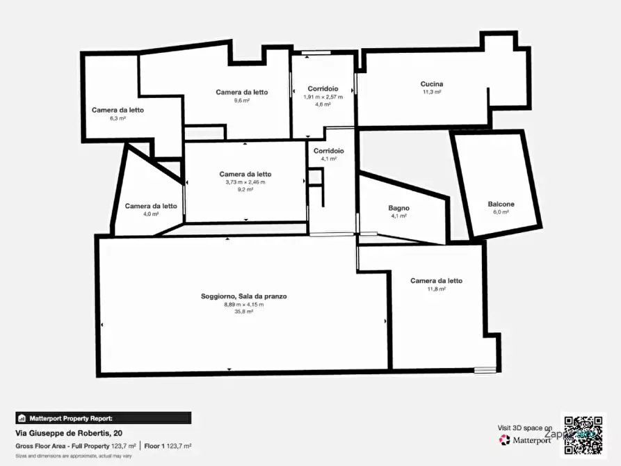 Immagine 28 di Appartamento in affitto  in Via Giuseppe de Robertis, 20 a Roma