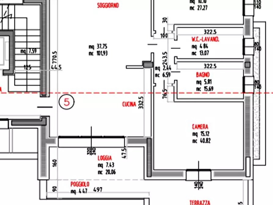 Immagine 22 di Appartamento in vendita  in Via Bibano a Treviso