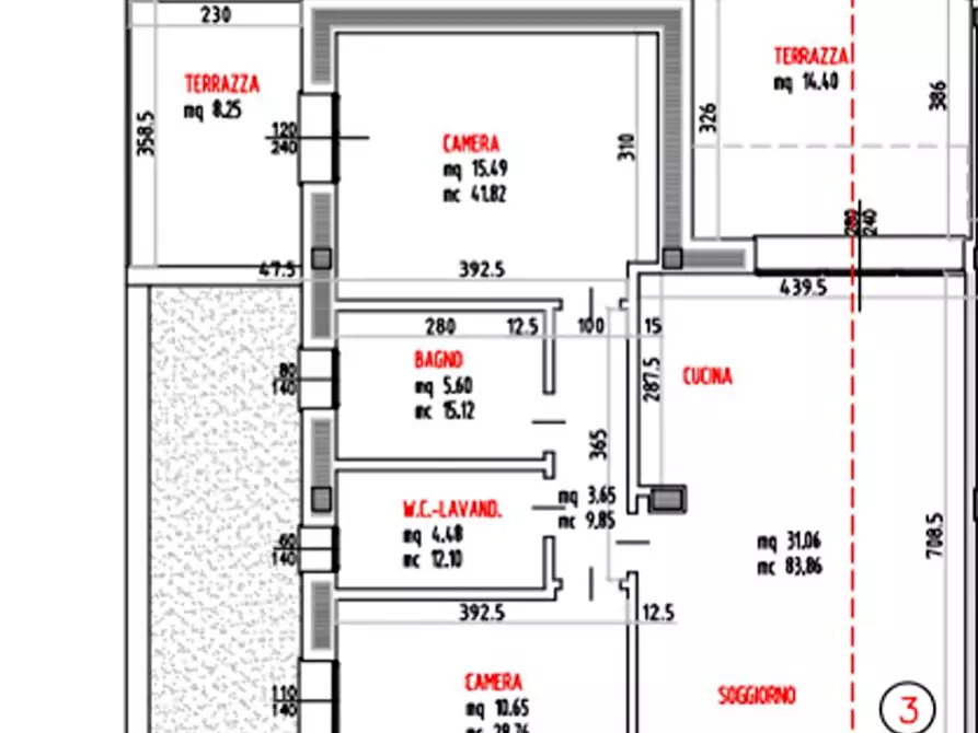 Immagine 22 di Appartamento in vendita  in Via Eugenio Rota a Treviso