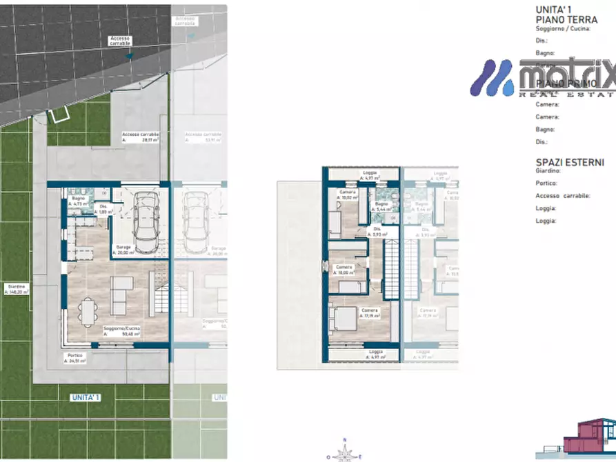Immagine 6 di Casa bifamiliare in vendita  in via San Marco a Abano Terme