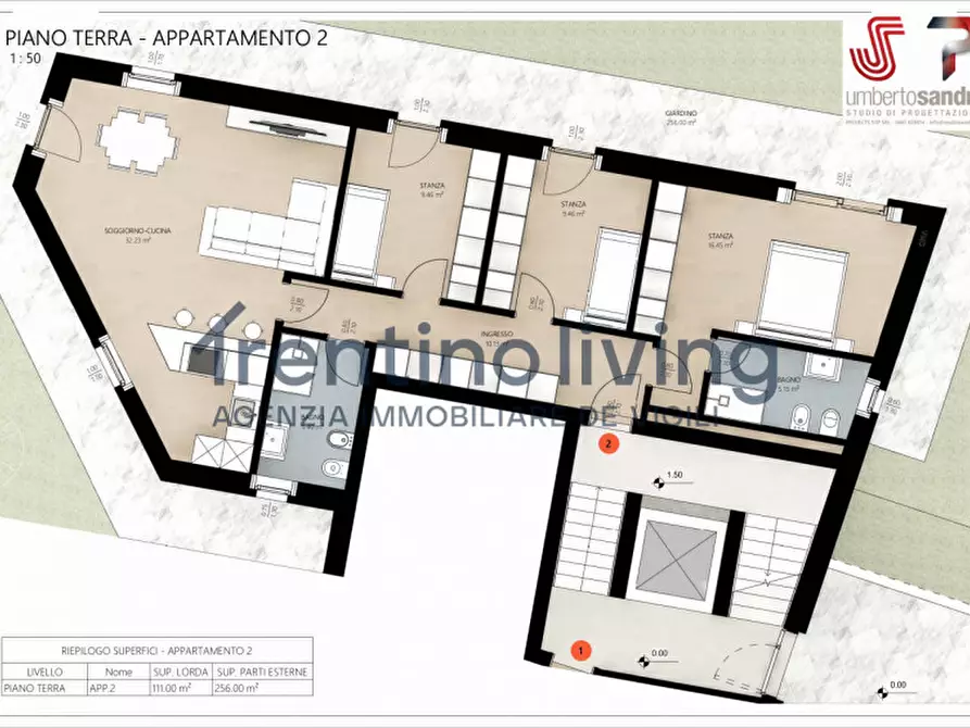 Immagine 19 di Appartamento in vendita  in Via del Forte a Trento