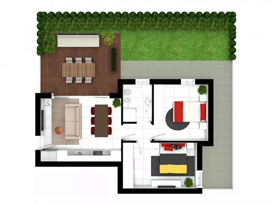 Immagine 8 di Appartamento in vendita  in via Petrarca a Misano Adriatico