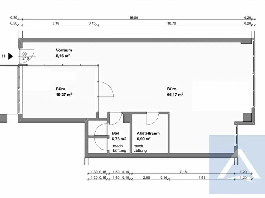 Immagine 1 di Ufficio in affitto  a Bolzano