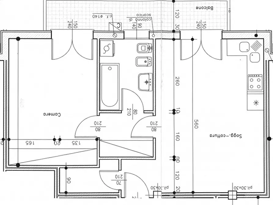 Immagine 9 di Appartamento in vendita  in Via Sant'Antonio a Veggiano