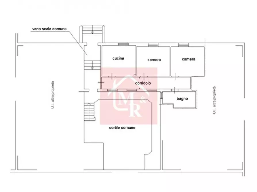 Immagine 50 di Appartamento in vendita  in Piazza del Popolo 5 a Torviscosa