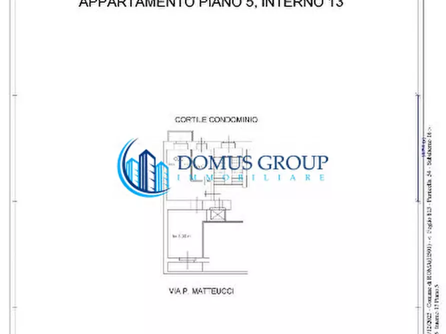 Immagine 15 di Appartamento in vendita  in VIA MATTEUCCI PELLEGRINO a Roma