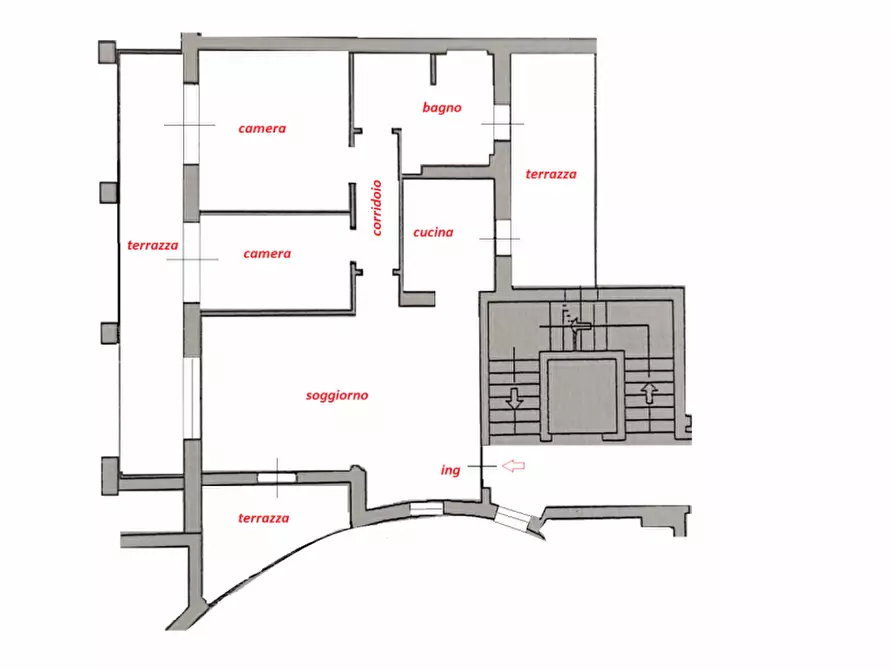 Immagine 13 di Appartamento in vendita  in Contrà Porti a Vicenza