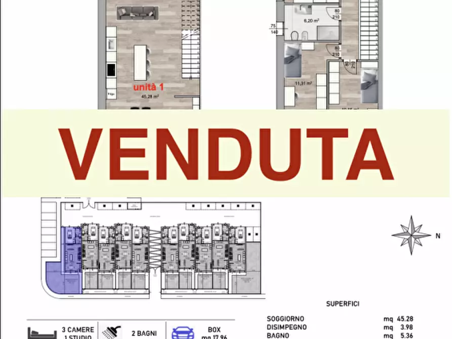 Immagine 10 di Villetta a schiera in vendita  in Via G. Da Cavino a San Giorgio Delle Pertiche
