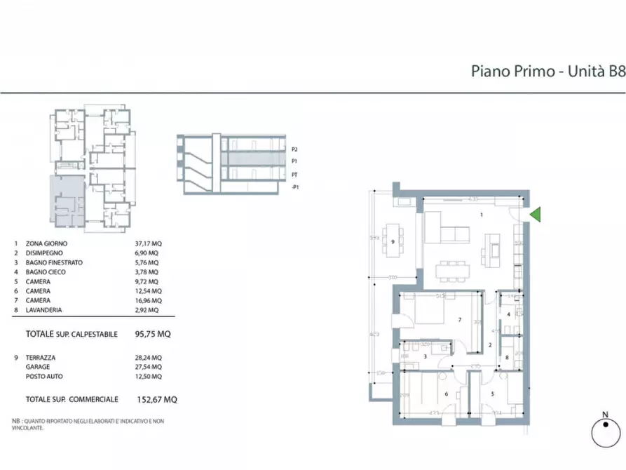 Immagine 2 di Appartamento in vendita  in Via Don Luigi Rimano a Limena