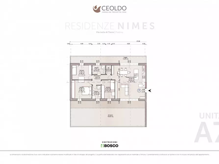 Immagine 24 di Attico in vendita  in Via San Pio X a Cadoneghe