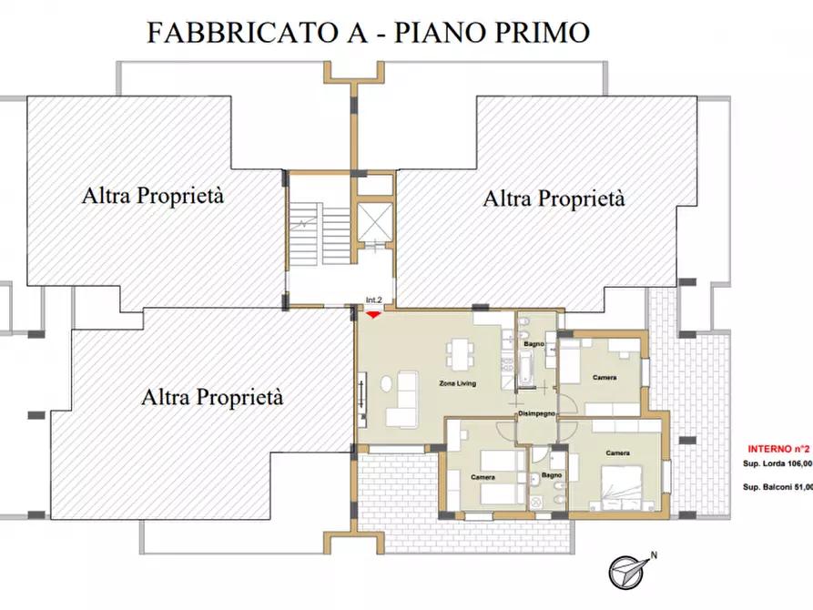 Immagine 12 di Appartamento in vendita  in Piazza Farina a Battipaglia
