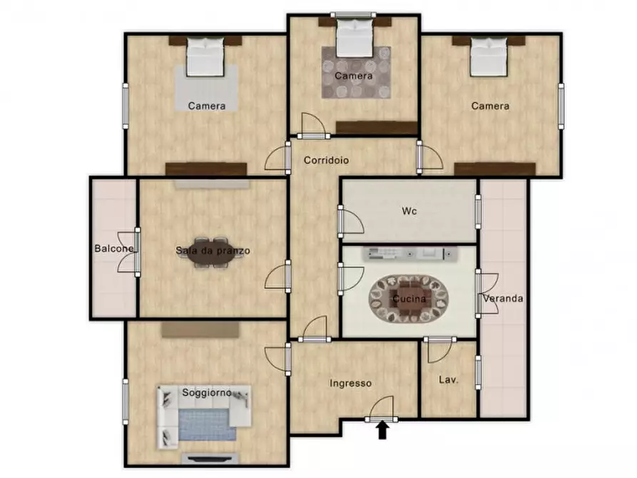 Immagine 17 di Appartamento in vendita  in Via Alberto Verdinois 8 a Palermo