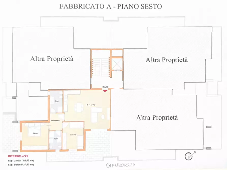 Immagine 12 di Attico in vendita  in Piazza Farina a Battipaglia