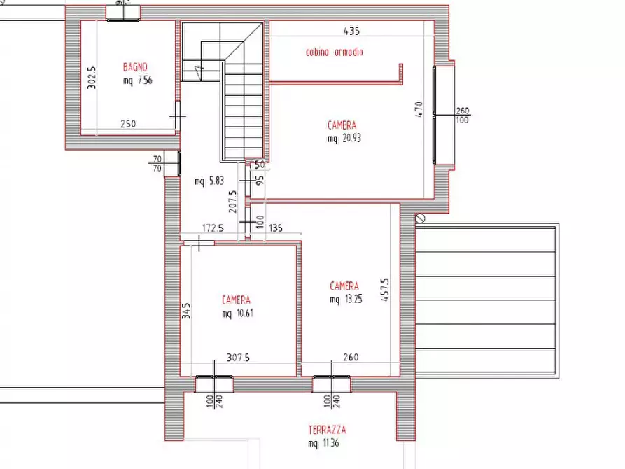 Immagine 13 di Casa bifamiliare in vendita  in Via Eugenio Rota a Treviso