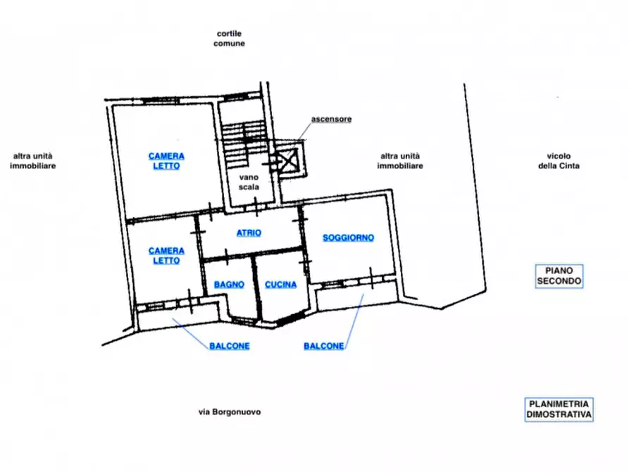 Immagine 22 di Appartamento in vendita  in via Borgonuovo n° 26 a Garlasco