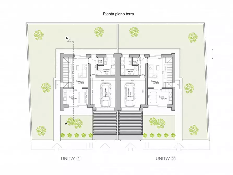 Immagine 4 di Casa bifamiliare in vendita  in Via G.Guareschi a Soragna